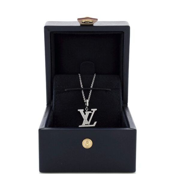 Louis Vuitton LV Idylle Blossom Pendant Necklace 18K White Gold and Diamonds - - Picture 2 of 4